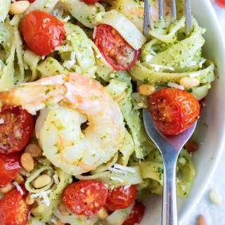 Best Shrimp Pesto Pasta Recipe
