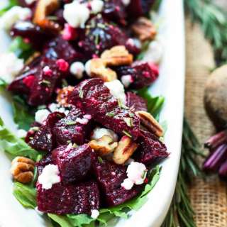 Roasted Beets with Goat Cheese