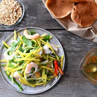 Vietnamese Mango Salad w/ Shrimp (Gỏi Xoài)