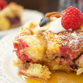 Stuffed Overnight French Toast Casserole