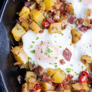 Corned Beef Hash and Eggs Recipe