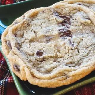 Giant Chewy Chocolate Chip Cookies with Fleur de Sel