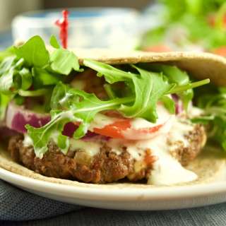 Greek Burgers With Tzatziki Sauce