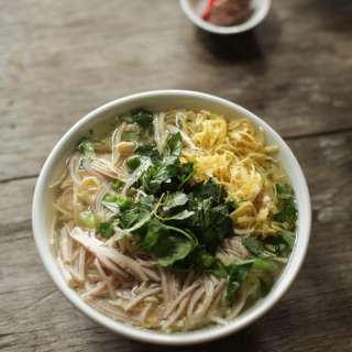 Bún Thang - Vietnamese Soup with Chicken, Pork, & Egg