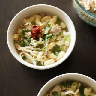 Vietnamese Chicken Noodle Soup Recipe (Súp Nui Gà)