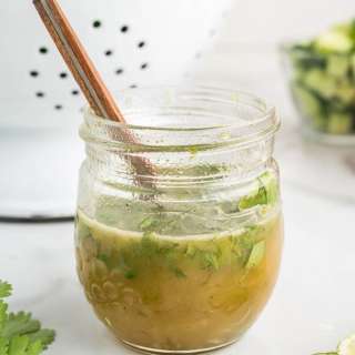 Simple Cilantro Honey Lime Vinaigrette Recipe