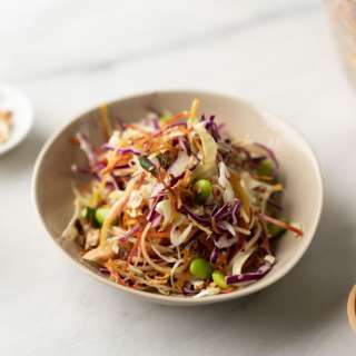 Asian Coleslaw w/ Sesame Rice Wine Vinaigrette Dressing