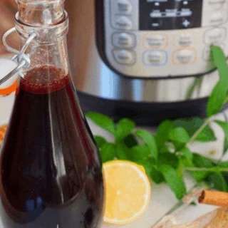 Instant Pot Homemade Elderberry Syrup (+ Stovetop Instructions)