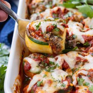 Zucchini Lasagna Roll-Ups
