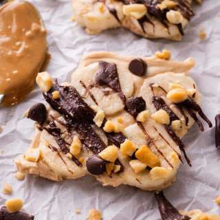 Chunky Monkey Frozen Yogurt Bark