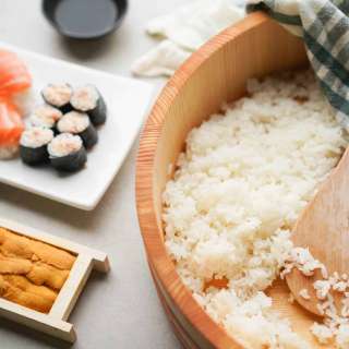 Sushi Rice in Rice Cooker