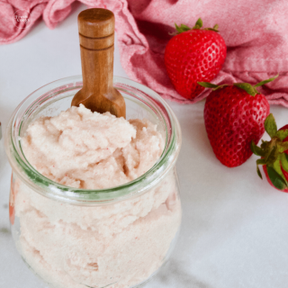 DIY Strawberry Sugar Scrub