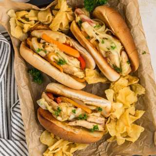 Chicken Philly Cheesesteak Sandwich Recipe