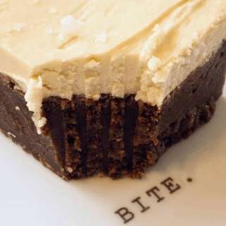 Stout Fudge Brownies (Beer Brownies)with Irish Cream Buttercream