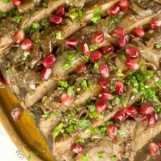 Wine And Pomegranate Brisket Recipe