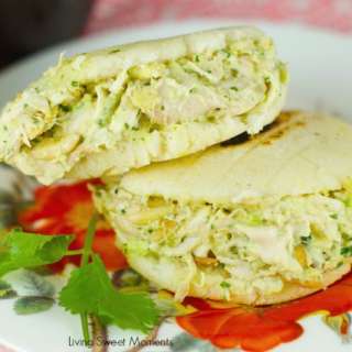 Arepas Filled With Avocado Chicken Salad (Reina Pepiada)