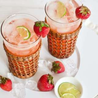 Fresh Strawberry Gin Cocktail
