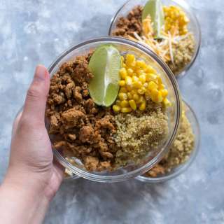 Healthy Turkey Taco Meal Prep Bowl