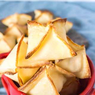 Baked Cheesy Shrimp Wontons