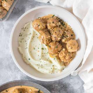 Thai Peanut Chicken Meatballs