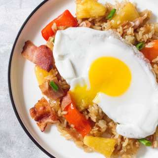 Hawaiian Breakfast Fried Rice