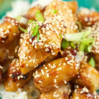 Baked Honey Sesame Chicken