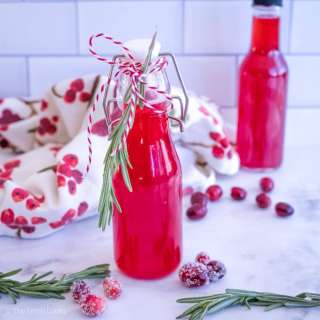 How to Make Cranberry Simple Syrup