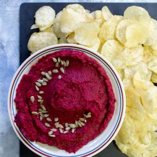 Tahini Free Beet Hummus