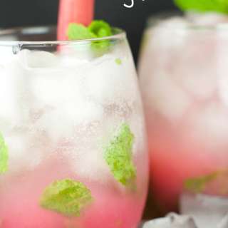 Rhubarb Mojito
