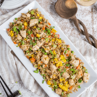 Chicken Fried Rice on Blackstone