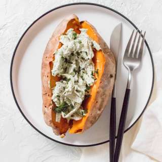 Chicken Stuffed Sweet Potatoes