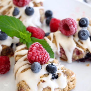 The Best Mixed Berry Scones
