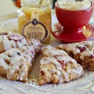 Strawberry Buttermilk Scones