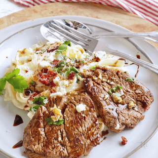 Steak Fettuccine Alfredo