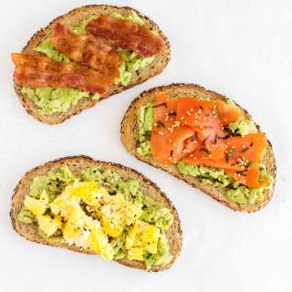 Avocado Toast, 3 Ways