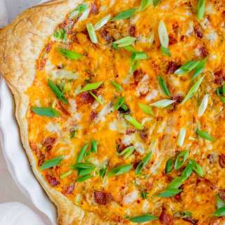 Lazy Puff Pastry Quiche