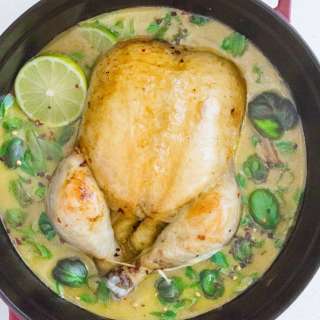 Whole Thai Curry Chicken with Coconut Milk
