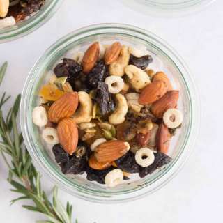 Rosemary Roasted Nuts Trail Mix with Prunes