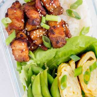 Pan Fried Gochujang Pork Belly