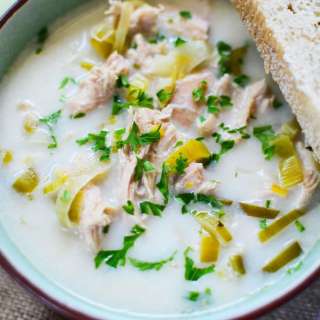 Cream of Chicken & Leek Soup