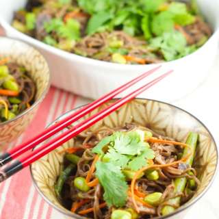 Soba Noodles With Edamame And Spring Veggies
