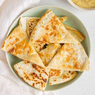 Chicken and Hummus Quesadilla