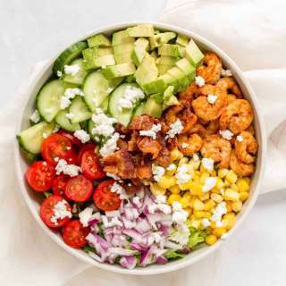 Chopped Salad with Shrimp