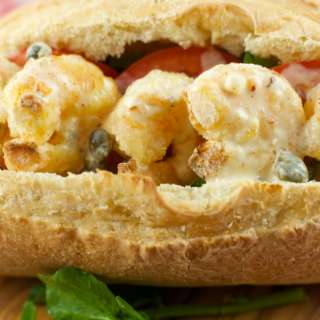 Shrimp Po’Boys With Creole Remoulade Sauce