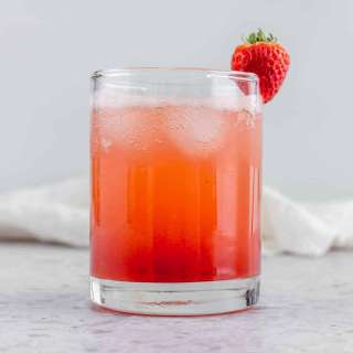 Homemade Strawberry Basil Soda