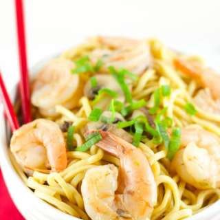 Sesame Shrimp Noodles