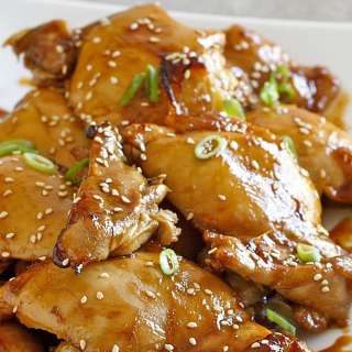 Asian Glazed Chicken Thighs