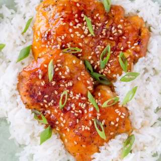 Spicy Honey Garlic Thighs