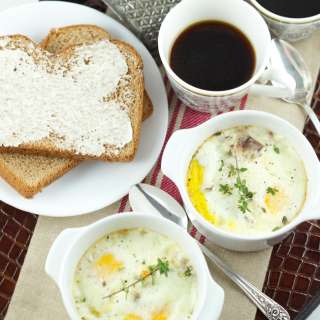 Baked Eggs En Cocotte