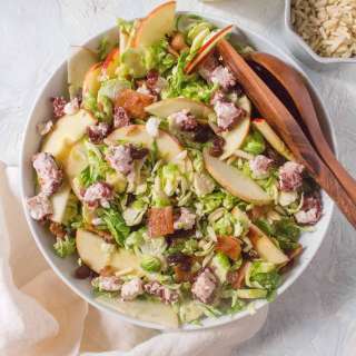 Easy Shaved Brussels Sprouts Salad